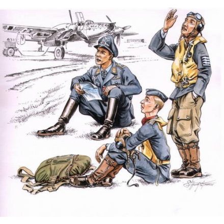 CMK German (WWII) Pilots at rest WWII x 3