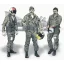 CMK US Pilots Vietnam x 3 all standing