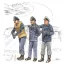 CMK S-100 Schnellboot Bridge Crew figures x 3