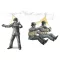 CMK S-100 Schnellboot 3.7cm Anti Aircraft gun crew figures x 3