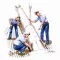CMK USS Gato Class crew (armament crew in port) x 3 figures + torpedo