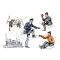 CMK 3 x gun crew figures U-VII Atlantic version
