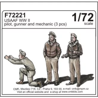 CMK 3 x USAAF WWII pilot, gunner and mechanic