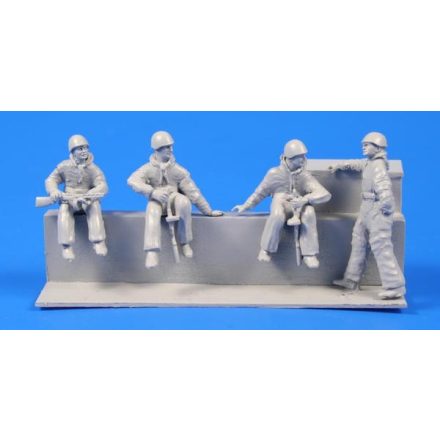 CMK Soviet Tank Desant Troops WW II (4 figures), for a T-34 and another tanks