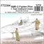 CMK Dassault SMB-2 Super Mystere Fighter Pilot + Two Ground Crew