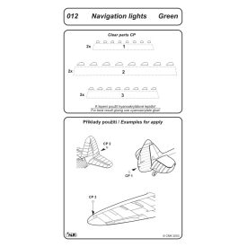 CMK green Navigation lights all scales