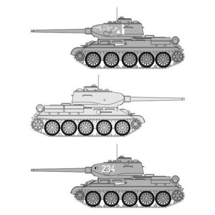 CMK Soviet T-34/85 Syrian/Egyptian version (Revell)