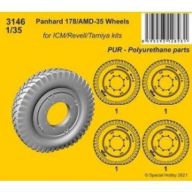 CMK Panhard 178/AMD-35 Wheels (ICM, Revell, Tamiya)