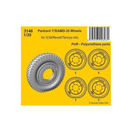 CMK Panhard 178/AMD-35 Wheels (ICM, Revell, Tamiya)