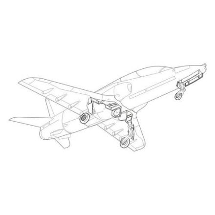 CMK BAe Hawk T.1 undercarriage set (Airfix)