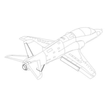 CMK BAe Hawk T.1 separate control surfaces (Airfix)