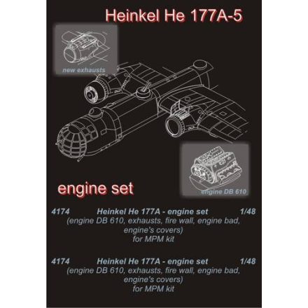 CMK Heinkel He-177A - engine set (MPM)