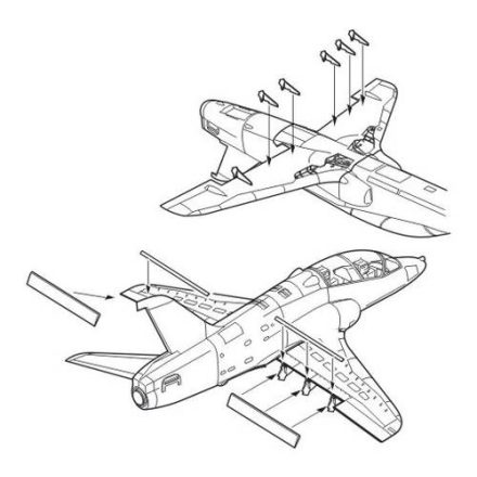 CMK BAe Hawk T.I Wing Flaps Set (Italeri)