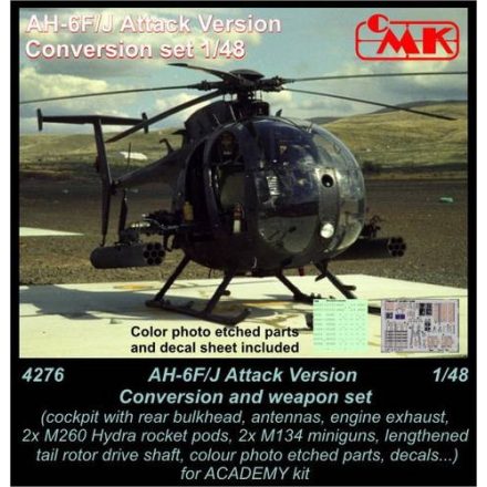 CMK AH-6F/AH-6J Little Bird (Attack) Conversion and weapon set (Academy)