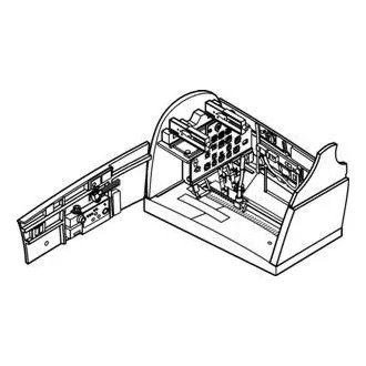 CMK Curtiss P-40B Tomahawk - interior set