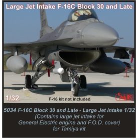   CMK Lockheed-Martin F-16C Block 30 and Late Version Large Jet Intake for GE engine