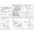 CMK Curtiss P-40E/P-40K Warhawk Undercarriage set