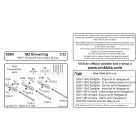 CMK Browning M2 (6 pcs) WWII U.S. aircraft machine gun