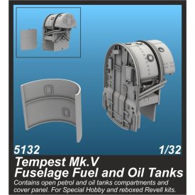   CMK Hawker Tempest Mk.V Fuselage Fuel and Oil Tanks (Special Hobby)