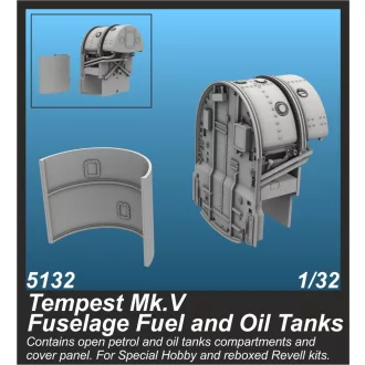   CMK Hawker Tempest Mk.V Fuselage Fuel and Oil Tanks (Special Hobby)