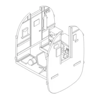   CMK Consolidated B-24D/B-24J Liberator - Navigator's Compartment (Hasegawa)