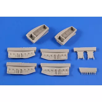   CMK Bristol Beaufighter TF Mk.X Main Undercarriage Bays Correction (Airfix)