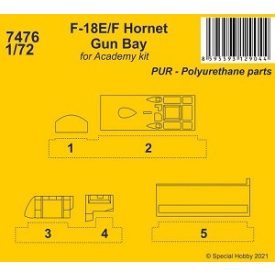 CMK F-18E/F Hornet Gun Bay (Academy)