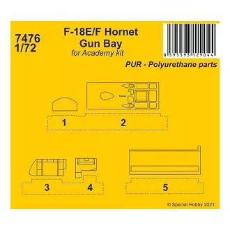 CMK F-18E/F Hornet Gun Bay (Academy)