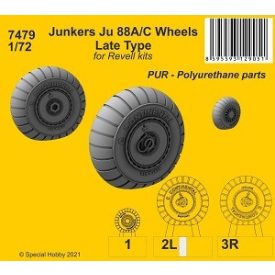 CMK Junkers Ju 88A/C Wheels Late Type (Revell)