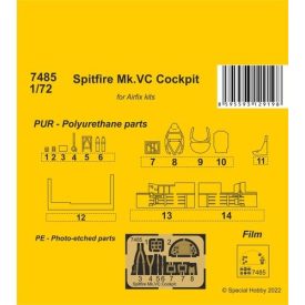 CMK Spitfire Mk.VC Cockpit (Airfix)