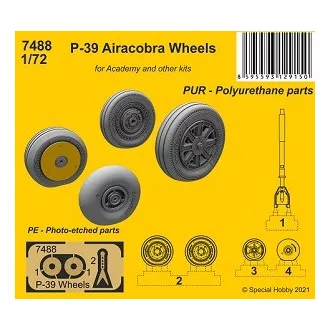 CMK P-39 Airacobra Wheels (Academy)
