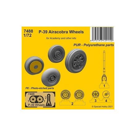 CMK P-39 Airacobra Wheels (Academy)