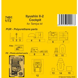 CMK Ilyushin Il-2 Cockpit (Tamiya)