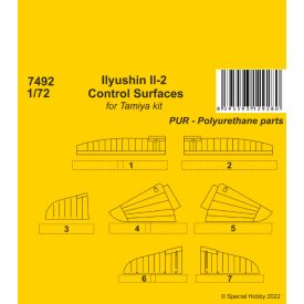 CMK Ilyushin Il-2 Control Surfaces (Tamiya)