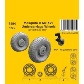 CMK Mosquito B Mk.XVI Undercarriage Wheels (Airfix)