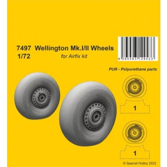 CMK Wellington Mk.I/II Wheels (Airfix)