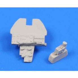   CMK Curtiss P-40E Kittyhawk/Warhawk Instrument panel with gunsight