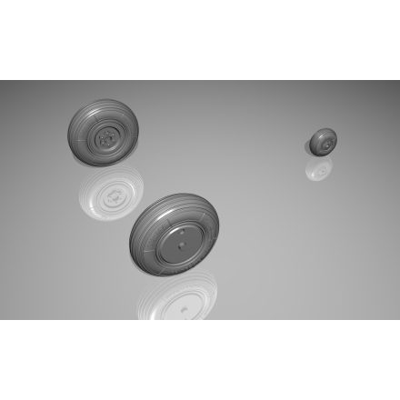 CMK Yakovlov Yak-3 "The set offers new and 3D-designed main undercarriage wheels and tailwheel