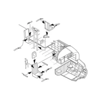   CMK Avro Lancaster B.I/Mk.II/Mk.III - seats (Airfix, Hasegawa)