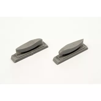   CMK de Havilland Vampire Mk.I Underwing Slipper Tanks (2 pcs) (Special Hobby)