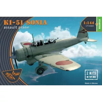   Clear Prop Models Ki-51 Sonia (2 in box) 1:144 repülő makett