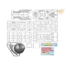 Clear Prop Models Tu-143 Reys photo reconnaissance 1:35 repülő makett