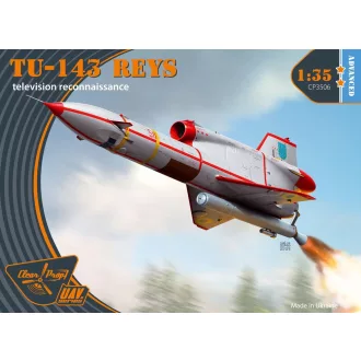   Clear Prop Models Tu-143 Reys television reconnaissance 1:35 repülő makett