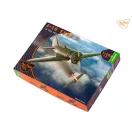 Clear Prop Models I-16 type 5 (in the sky of China) 1:48 repülő makett