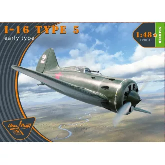   Clear Prop Models I-16 type 5 (early version) 1:48 repülő makett