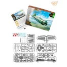 Clear Prop Models I-16 type 5 (early version) 1:48 repülő makett