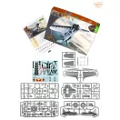 Clear Prop Models I-16 type 5 (in the sky of Spain late version) 1:48 repülő makett