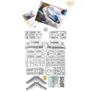 Clear Prop Models F-86A in Korea early variants 1:48 repülő makett