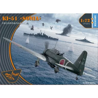   Clear Prop Models Ki-51 Sonia Reconnaissance 1:72 repülő makett