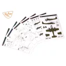 Clear Prop Models OV-1 A/JOV-1A Mohawk 1:72 repülő makett